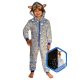 Patrula Cățelușilor pijama lungă pentru copii fosforescentă, overall 98/104 cm