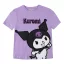 Hello Kitty Kuromi Purple tricou scurt pentru copii, top 6 ani / 116 cm