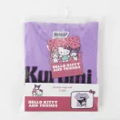 Hello Kitty Kuromi Purple tricou scurt pentru copii, top 6 ani / 116 cm