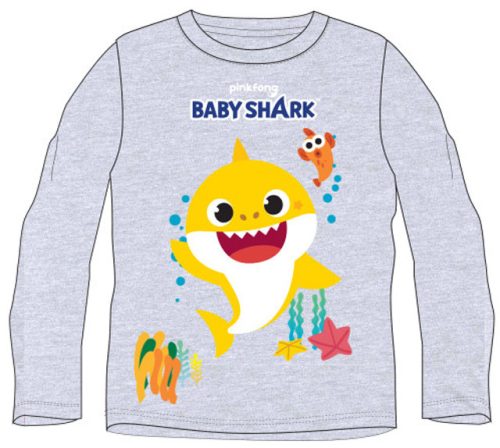 Baby Shark copil tricou cu mânecă lungă, top 116 cm
