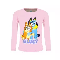 Bluey Hug Pink tricou lung pentru copii, top 5 ani / 110 cm