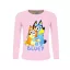 Bluey Hug Pink tricou lung pentru copii, top 5 ani / 110 cm