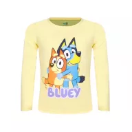   Bluey Hug Yellow tricou cu mânecă lungă pentru copii, 3 ani / 98 cm