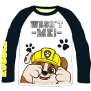 Patrula Cățelușilor Tricou lung negru pentru copii, top 98 cm