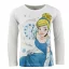 Prințesele Disney Cinderella White tricou lung pentru copii, top 7 ani / 122 cm