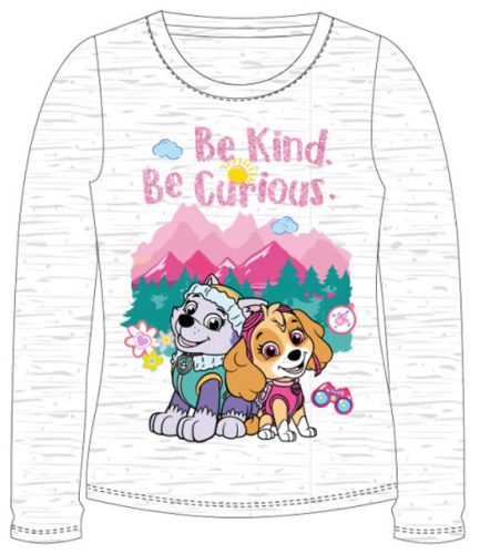 Patrula Cățelușilor Be Kind copil tricou cu mânecă lungă, top 128 cm