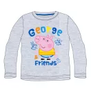 Purcelușa Peppa George tricou lung pentru copii, top 92 cm