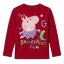 Purcelușa Peppa Something New Red tricou cu mânecă lungă pentru copii, 6 ani / 116 cm