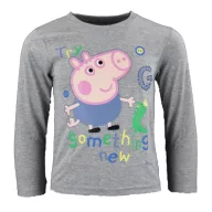   Purcelușa Peppa Something New tricou cu mânecă lungă pentru copii, top 5 ani / 110 cm