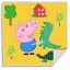 Purcelușa Peppa Prosop De Mână Magic Dino, Prosop De Față, 30x30cm
