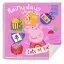 Purcelușa Peppa Rainy Fun Prosop magic pentru mâini și față, Prosop 30x30cm