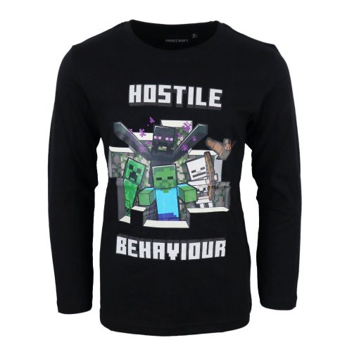 Minecraft tricou cu mânecă lungă copii 10 ani