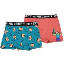 Minecraft chiloți box pentru copii 2 bucăți/pachet 8 ani