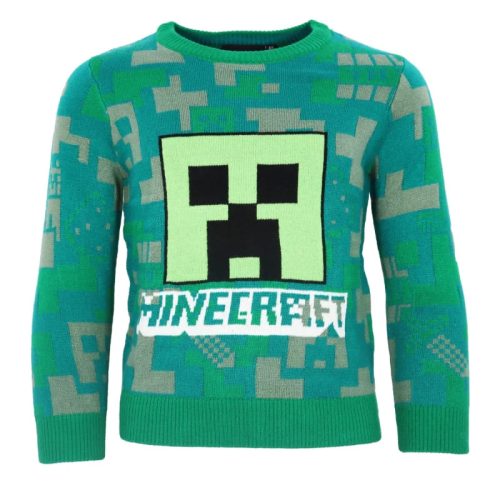 Minecraft copil pulover tricotat 9 ani