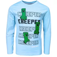   Minecraft Creeper tricou cu mânecă lungă pentru copii, top 6 ani / 116 cm
