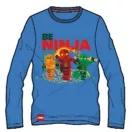 Lego Be Ninja Blue Tricou cu mânecă lungă Ninjago pentru copii, top 5 ani / 110 cm