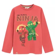   Lego Be Ninja Red Tricou lung pentru copii Ninjago, 3 ani / 98 cm