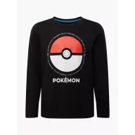   Pokémon Tricou cu mânecă lungă Battle pentru copii, top pentru 11 ani