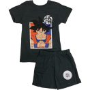 Dragon Ball Saiyan Black pijamale scurte pentru copii 10 ani / 140 cm