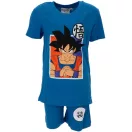Dragon Ball Saiyan Blue pijamale scurte copii 7 ani / 122 cm