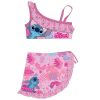 Disney Lilo și Stitch Tropic Pink set bikini și sarong pentru copii 4/5 ani