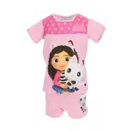   Gabby's Dollhouse Pandy Light Pink Pandy Paws Light Pink pijamale scurte pentru copii, 2 ani / 92 cm