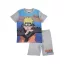 Naruto Kage Bunshin Grey pijamale scurte pentru copii 8 ani / 128 cm