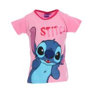   Disney Lilo și Stitch Surprised Light Pink tricou scurt pentru copii, top 3 ani / 98 cm