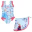 Disney Regatul de gheață Frolic costum de baie pentru copii și set sarong 7 - 8 ani / 122 - 128 cm