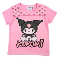 Hello Kitty Kuromi Pink tricou scurt copii, top 3 ani