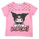 Hello Kitty Kuromi Pink tricou scurt pentru copii, top 4 ani