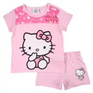   Hello Kitty Cutie Light Pink pijamale scurte pentru copii 5 ani / 110 cm