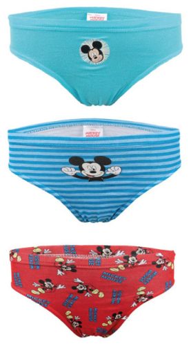 Disney Mickey copil lenjerie, lenjerie intimă 3 bucăți la pachet 110/116 cm