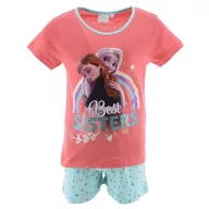   Disney Regatul de gheață Best Sisters Peach pijama scurt pentru copii 5 ani / 110 cm