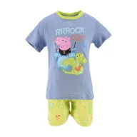   Purcelușa Peppa Rock Out Blue pijama scurtă pentru copii 4 ani / 104 cm