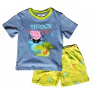 Purcelușa Peppa Rock Out Blue pijama scurtă pentru copii 5 ani / 110 cm
