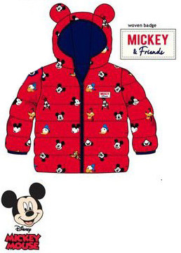 Disney Mickey bebeluș jachetă căptușită 6 luni