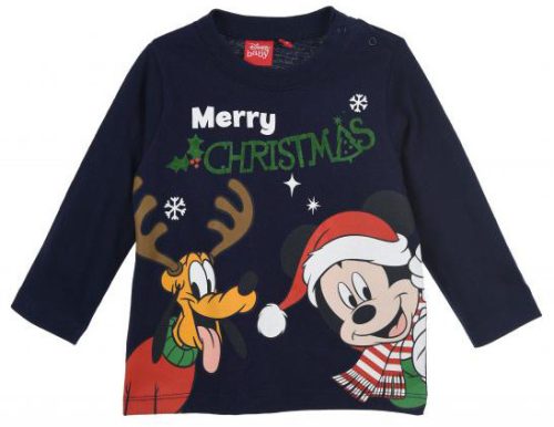 Disney Mickey Crăciun bebeluș tricou, top 18 luni