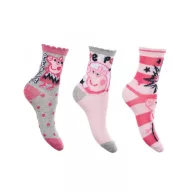   Purcelușa Peppa Sparkle Steps Grey șosete pentru copii 31/34
