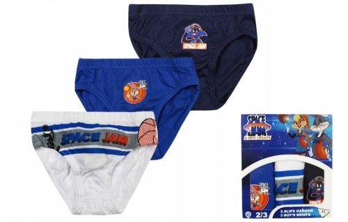 The Looney Tunes Lenjerie intimă pentru copii Space Jam, chiloți 3 bucăți/pachet 4/5 ani