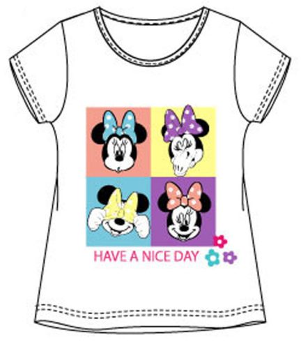 Disney Minnie Nice Day copil tricou cu mânecă scurtă, top 4 ani