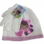 Disney Doctorița Plușica Hug White Set de căciulă + mănuși pentru copii Disney Dr. Pluș 52 cm