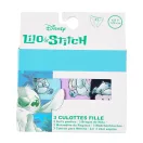 Disney Lilo și Stitch Alien lenjerie pentru copii, chiloți 3 bucăți/pachet 6 - 8 ani / 116 - 128 cm