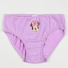 Disney Minnie  Purple Dots lenjerie de corp pentru copii, chiloți 3 bucăți/pachet 6 - 8 ani / 116 - 128 cm