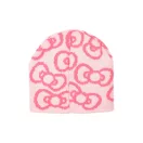 Hello Kitty Bow Pink set pălărie + fular + mănuși pentru copii 54 cm