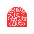 Hello Kitty Bow Red set șapcă + fular + mănuși pentru copii 52 cm