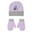 Disney Minnie Dots Purple set căciulă + mănuși pentru bebeluși 48 cm