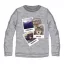 Ushuaia Pictures  Tricou de casă gri pentru bărbați S