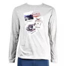 Ushuaia Pictures  Tricou de casă gri pentru bărbați S