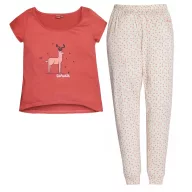 Ushuaia Tiny Flowers Pijamale pentru femei Reindeer S